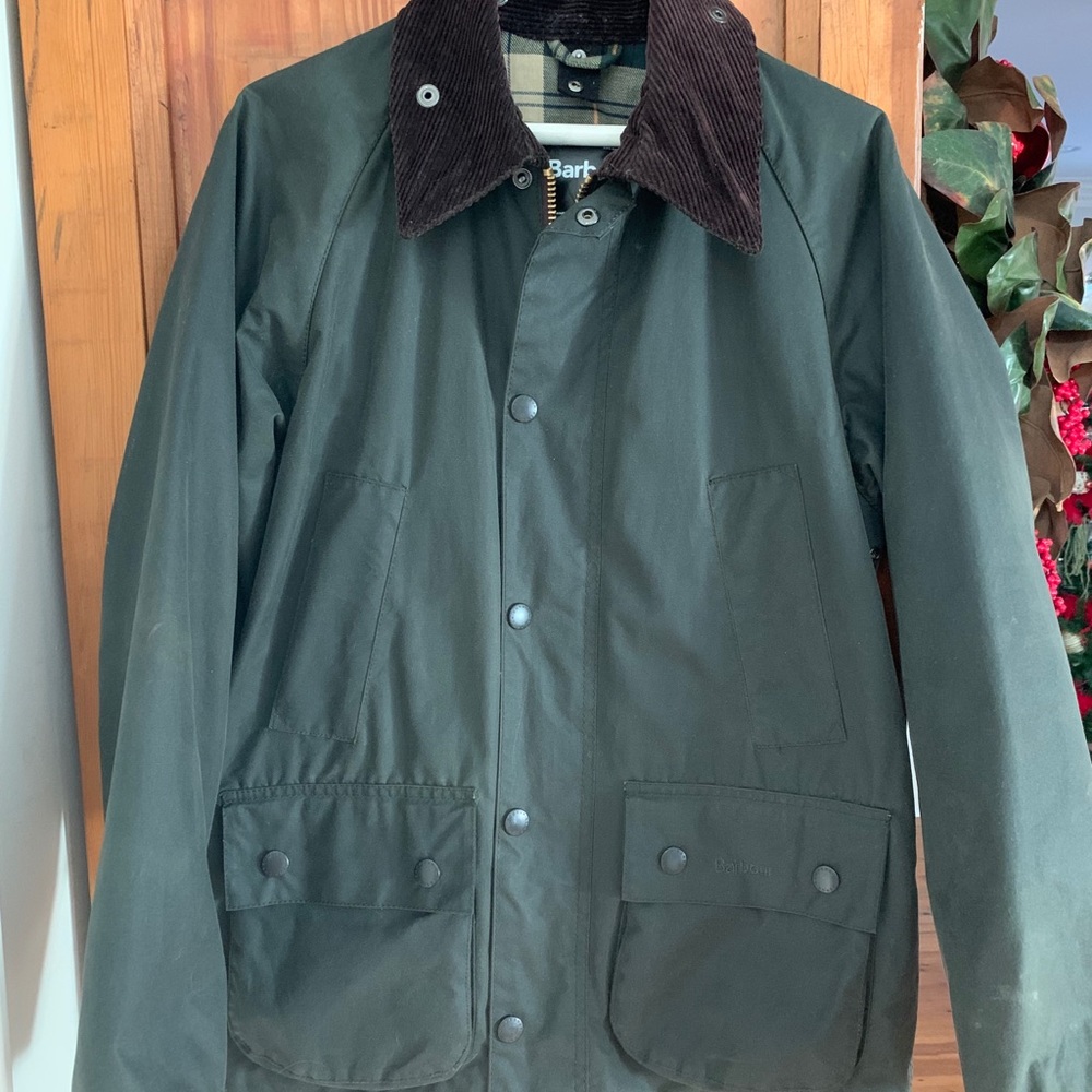Barbour Bedale Wax Jacket Size Small (34)